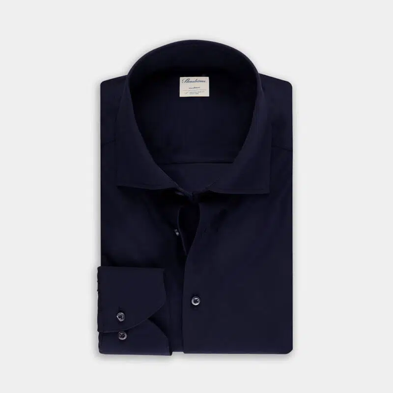 Hemden Van Stenstroms In Het Blauw In Model Stretch